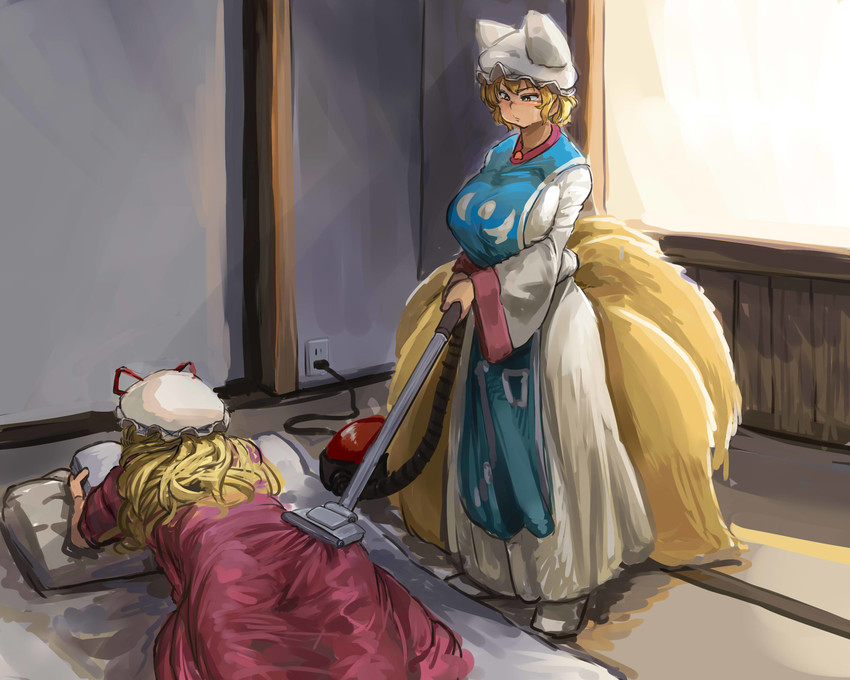 yakumo yukari and yakumo ran (touhou) drawn by chanta_(ayatakaoisii)