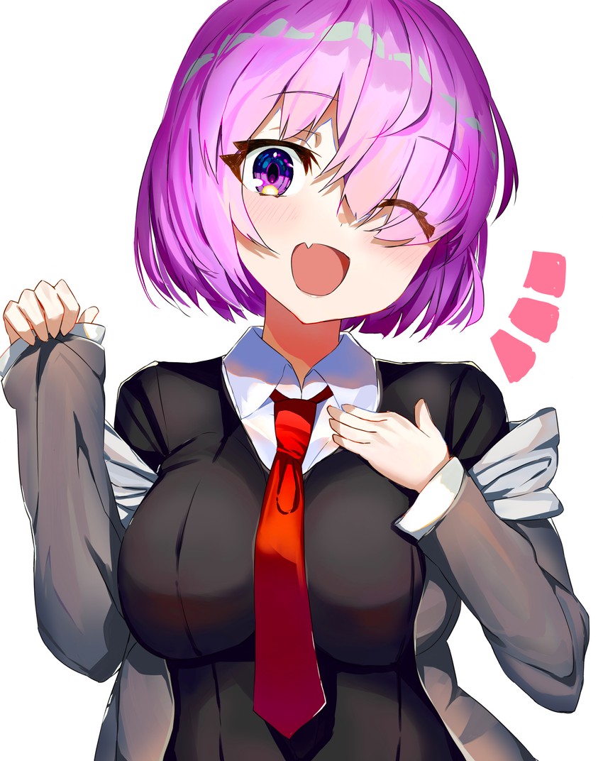 mash kyrielight (fate and 1 more) drawn by mizuiro_sanshou
