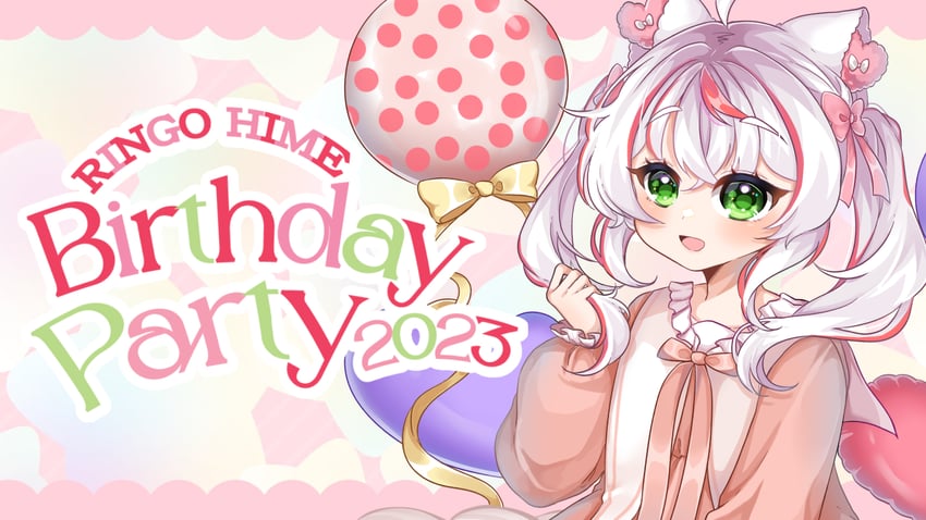 ringo hime (indie virtual youtuber) drawn by moka_pon_pon