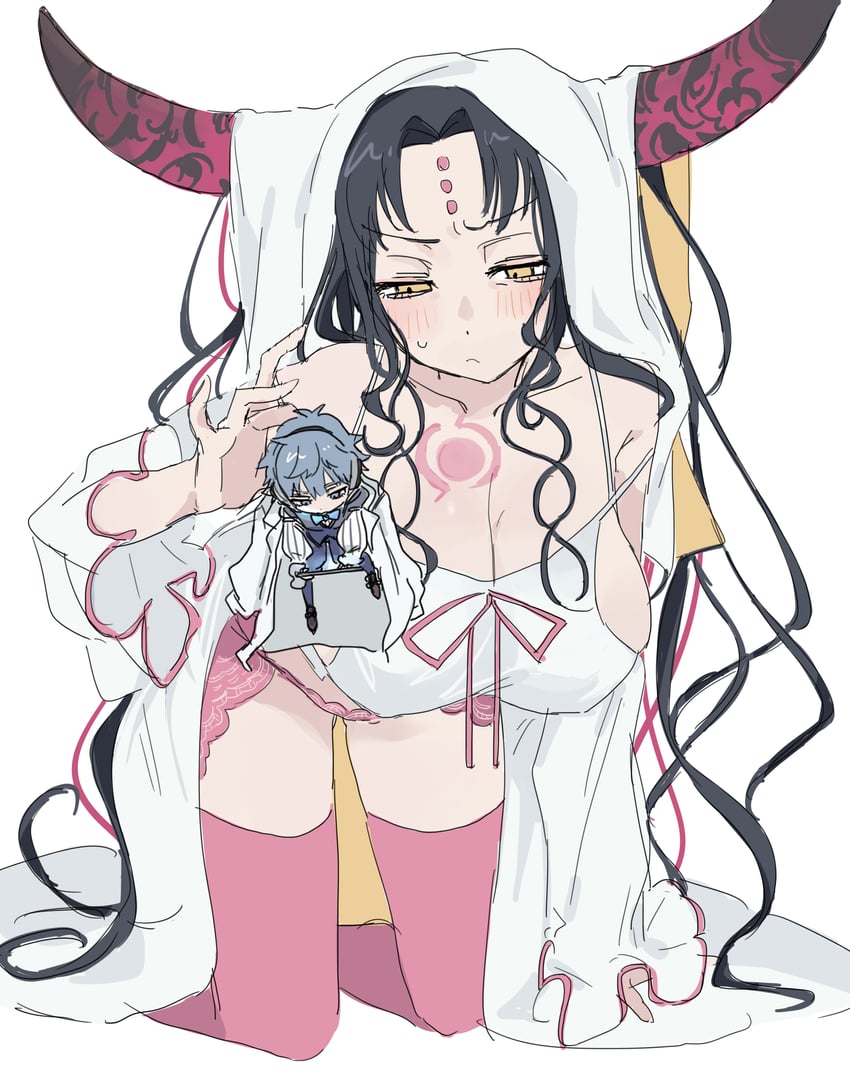 sessyoin kiara and hans christian andersen (fate and 2 more) drawn by kaigan0211