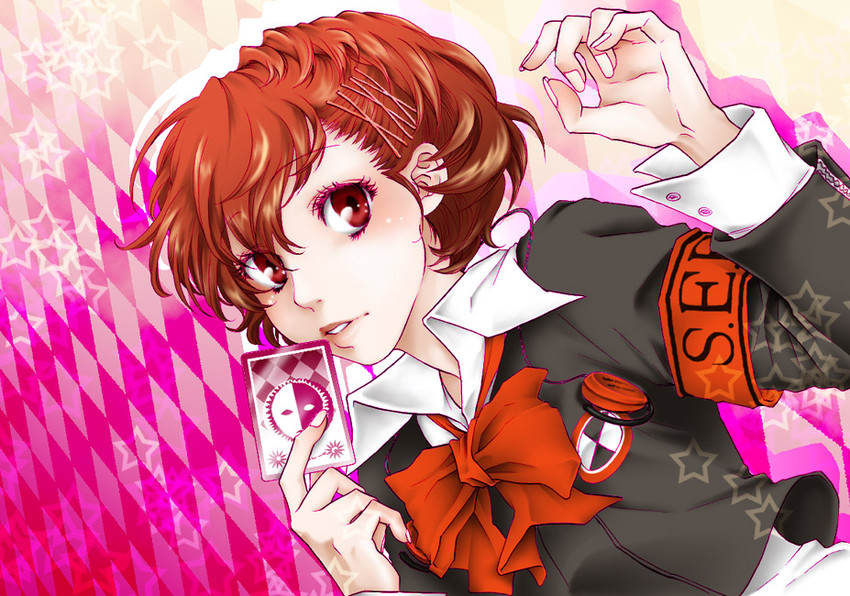 shiomi kotone (persona and 2 more) drawn by 14ikuo