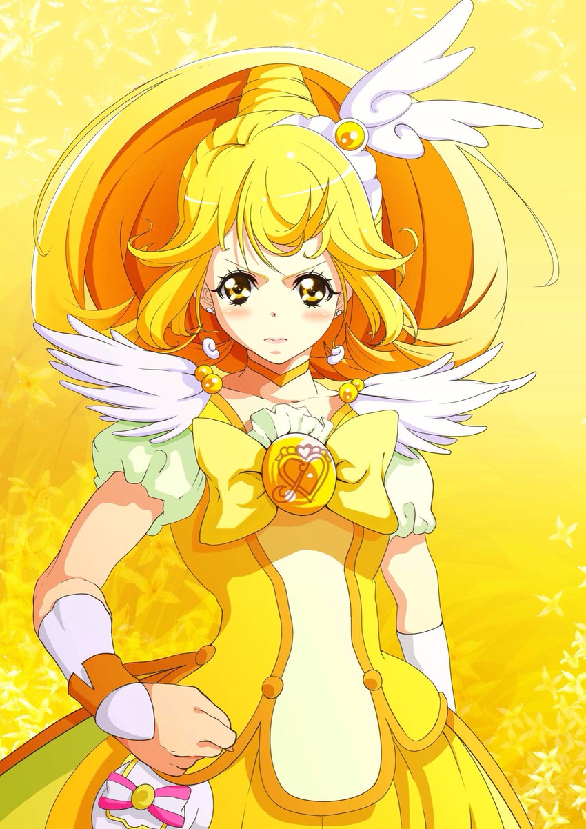 kise yayoi and cure peace (precure and 1 more) drawn by zielgigas