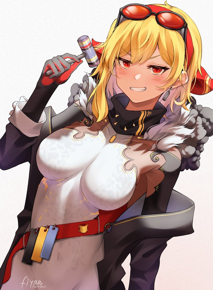 kaela kovalskia (hololive and 1 more) drawn by fiyaa_(pakkoshii)