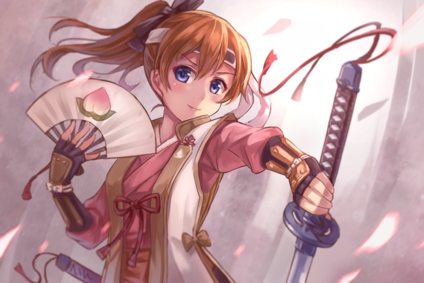 kosaka honoka (love live! and 2 more) drawn by miazi