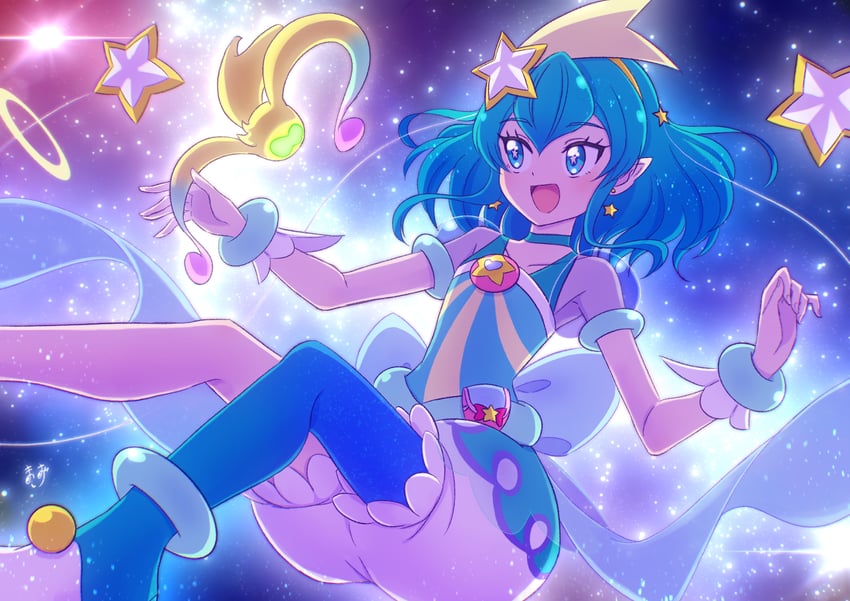 hagoromo lala, cure milky, and uma (precure and 1 more) drawn by zerolay