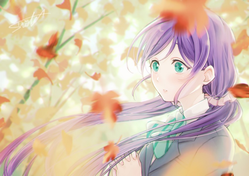 tojo nozomi (love live! and 1 more) drawn by suito