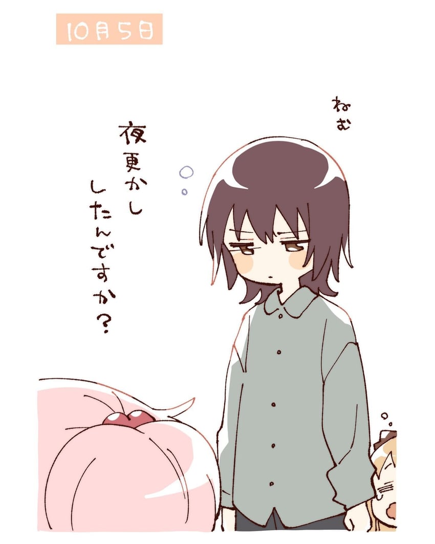 toshinou kyouko, funami yui, and yoshikawa chinatsu (yuruyuri) drawn by namori