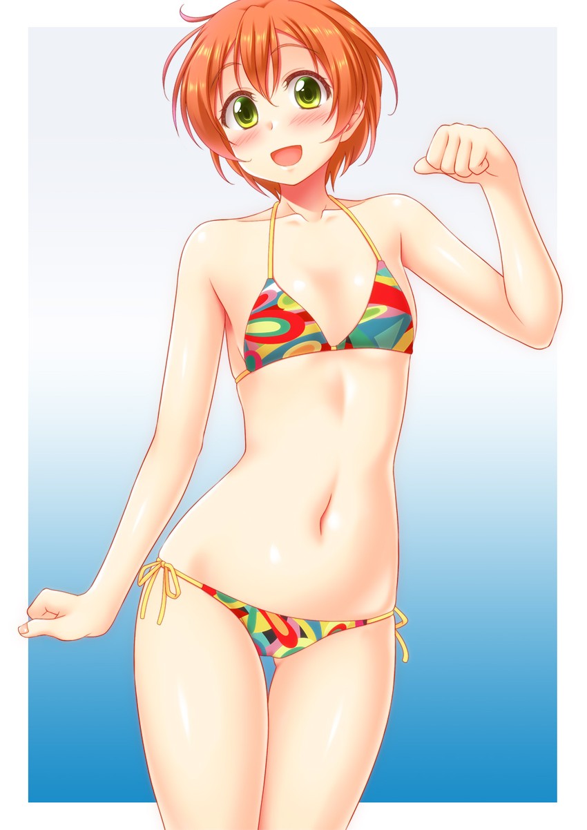 hoshizora rin (love live! and 1 more) drawn by utomo