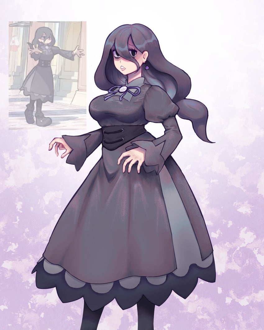 hex maniac (pokemon and 1 more) drawn by angelfaise