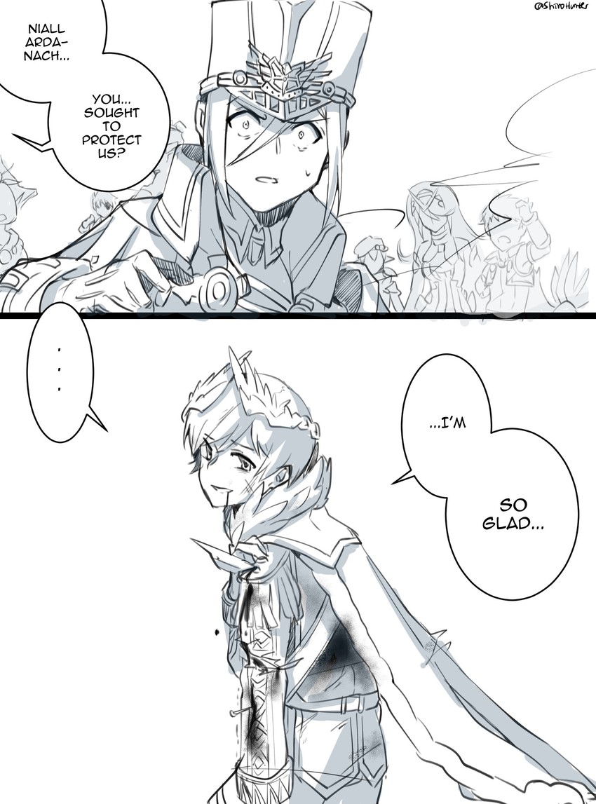 mythra, rex, morag ladair, poppi, pandoria, and 3 more (xenoblade chronicles and 1 more) drawn by shirohunter