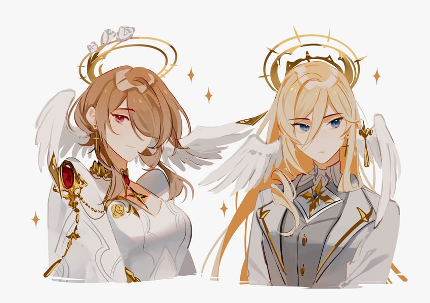 rita rossweisse and durandal (honkai and 1 more) drawn by ylceon