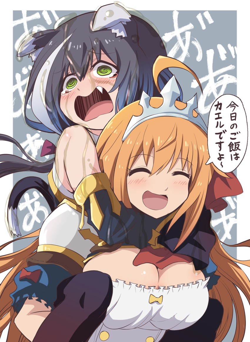 karyl and pecorine (princess connect! and 1 more) drawn by fujitaka_nasu