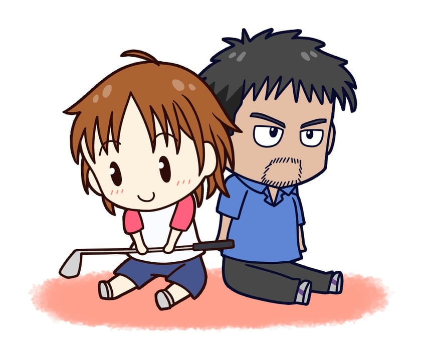 ooi tonbo and igarashi kazuyoshi (ooi! tonbo) drawn by amame_(miu)