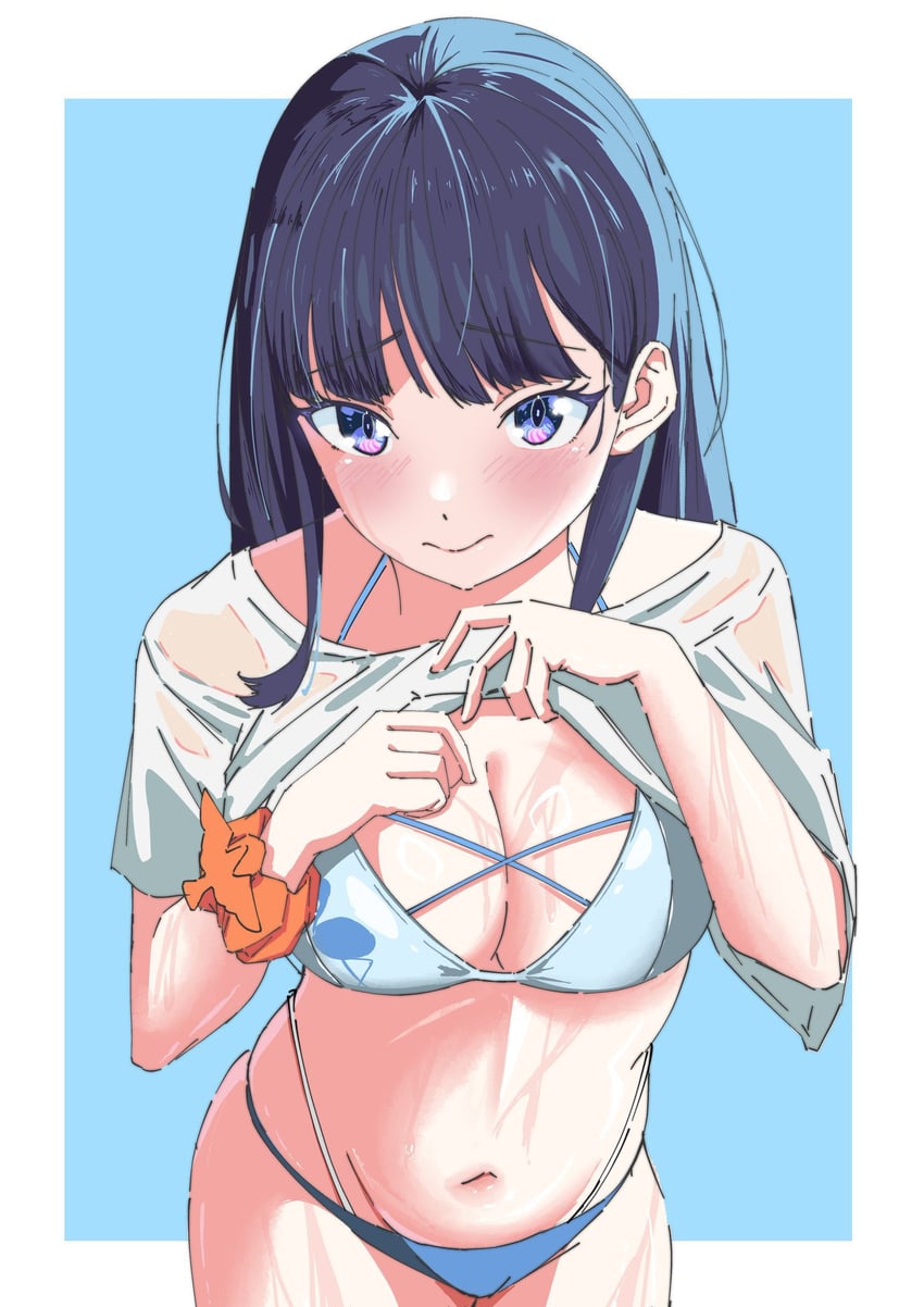takarada rikka (gridman universe and 1 more) drawn by ari_87