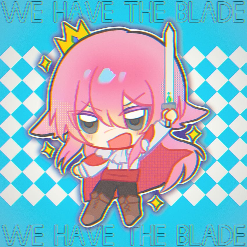 technoblade (minecraft youtube and 1 more) drawn by sleepyriceball
