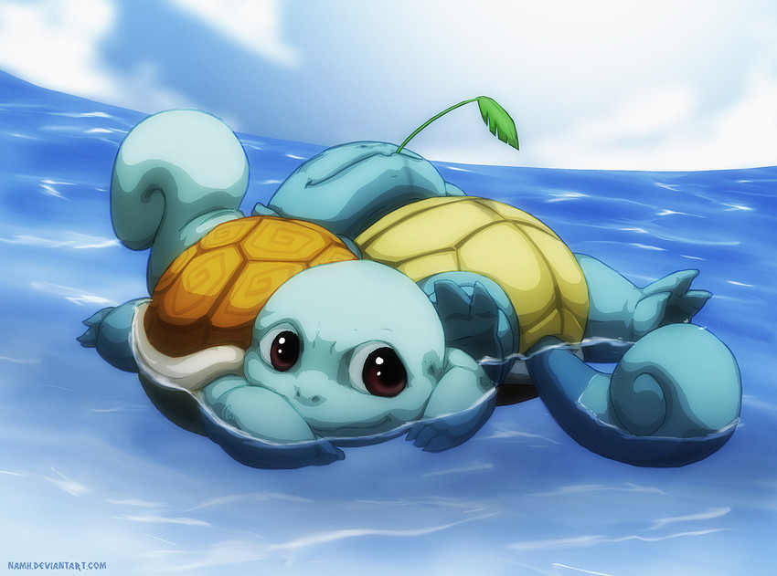 squirtle (pokemon) drawn by namh