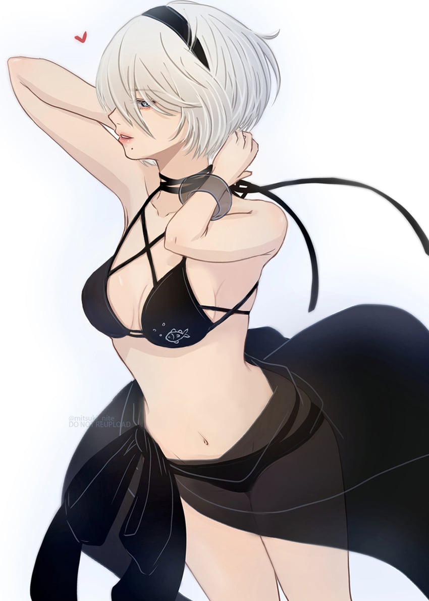 2b (nier and 1 more) drawn by mitsuki_nite