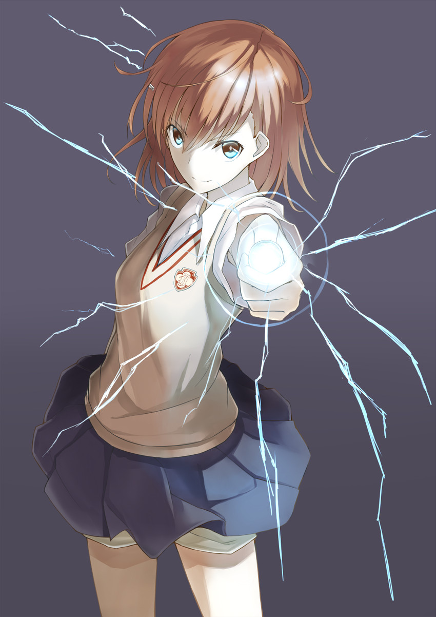 misaka mikoto (toaru majutsu no index and 1 more) drawn by kauto