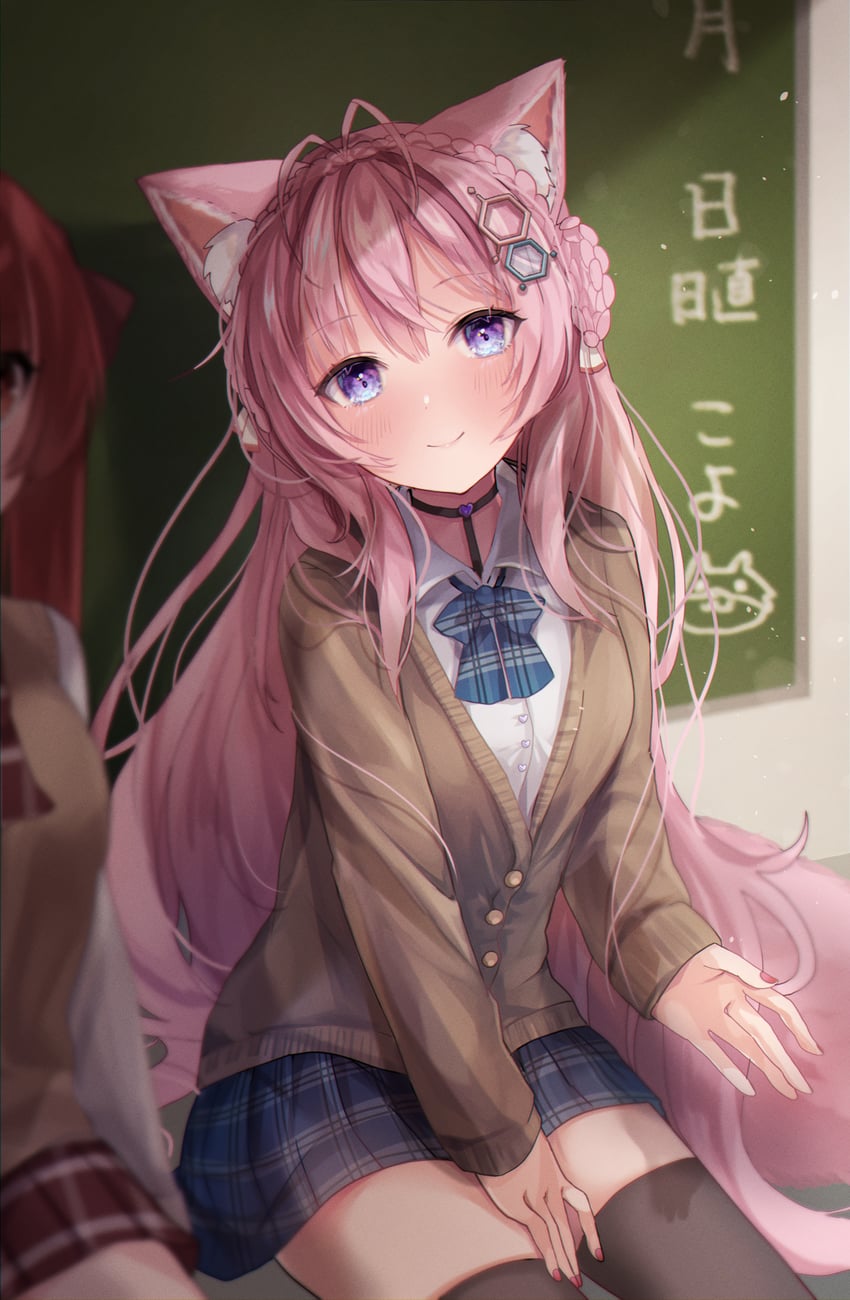 houshou marine and hakui koyori (hololive) drawn by fuyoyo