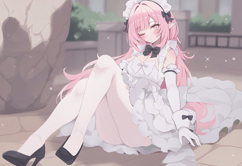 elysia (honkai and 1 more) drawn by user_dtmn5735