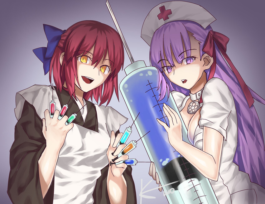 kohaku and bb (fate and 4 more) drawn by kuro_ousama