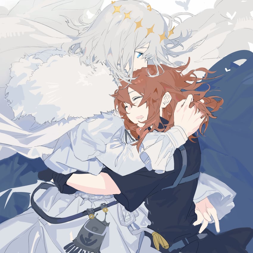 fujimaru ritsuka and oberon (fate and 1 more) drawn by xiamuzuquan
