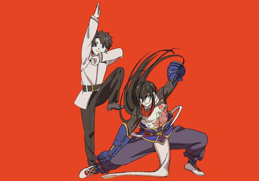 fujimaru ritsuka and yan qing (fate and 1 more) drawn by mi_(pic52pic)