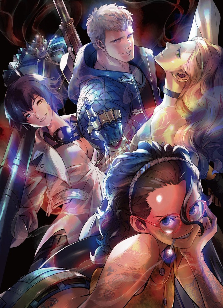lady, nero, trish, and nico (devil may cry and 1 more) drawn by bengus