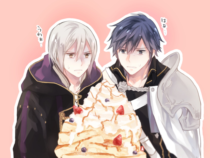 male robin and chrom (fire emblem and 1 more) drawn by rjsin