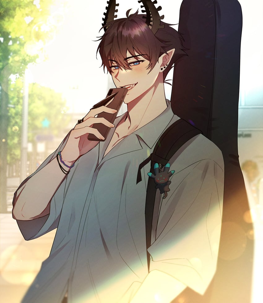 ren zotto and renvader (nijisanji and 1 more) drawn by yoy_(0yyoyy0)