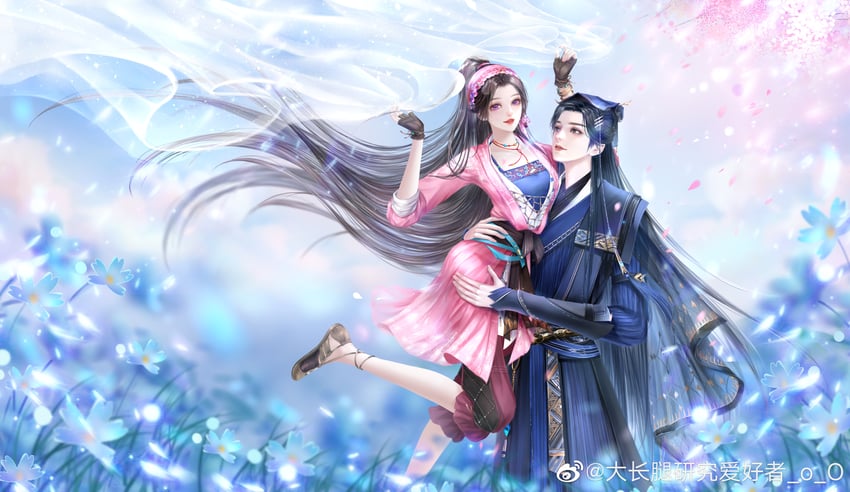 tu li and jing xuan shang (juan siliang) drawn by jiu_bai_1212