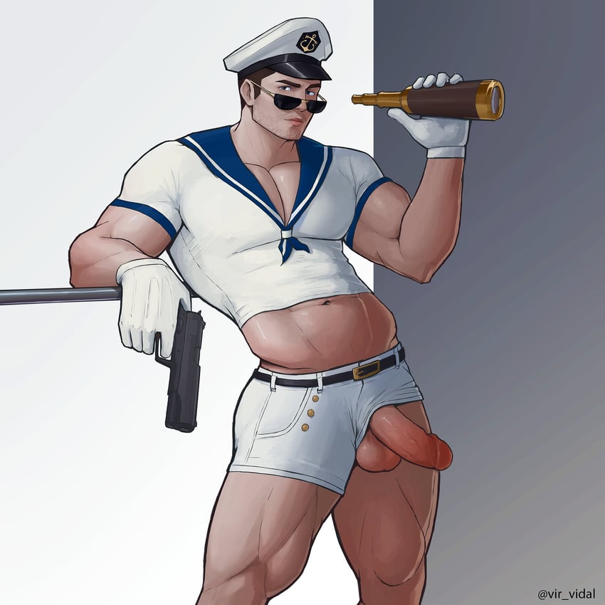 chris redfield (resident evil and 1 more) drawn by vir_vidal