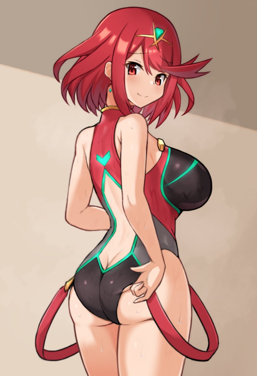 pyra (xenoblade chronicles and 1 more) drawn by yashiro_misone_(artist)
