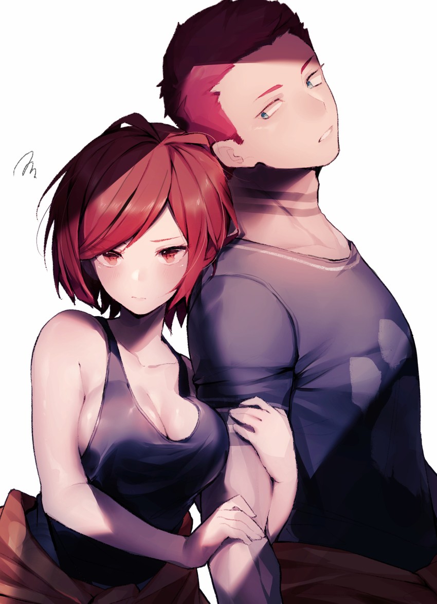 vulcan joseph and lisa isaribi (en'en no shouboutai) drawn by bakaouzi999