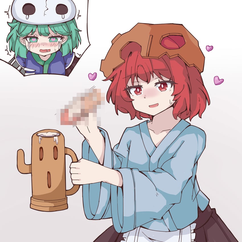 katano sukune and kitsugai sese (len'en) drawn by yingchui_xueyue