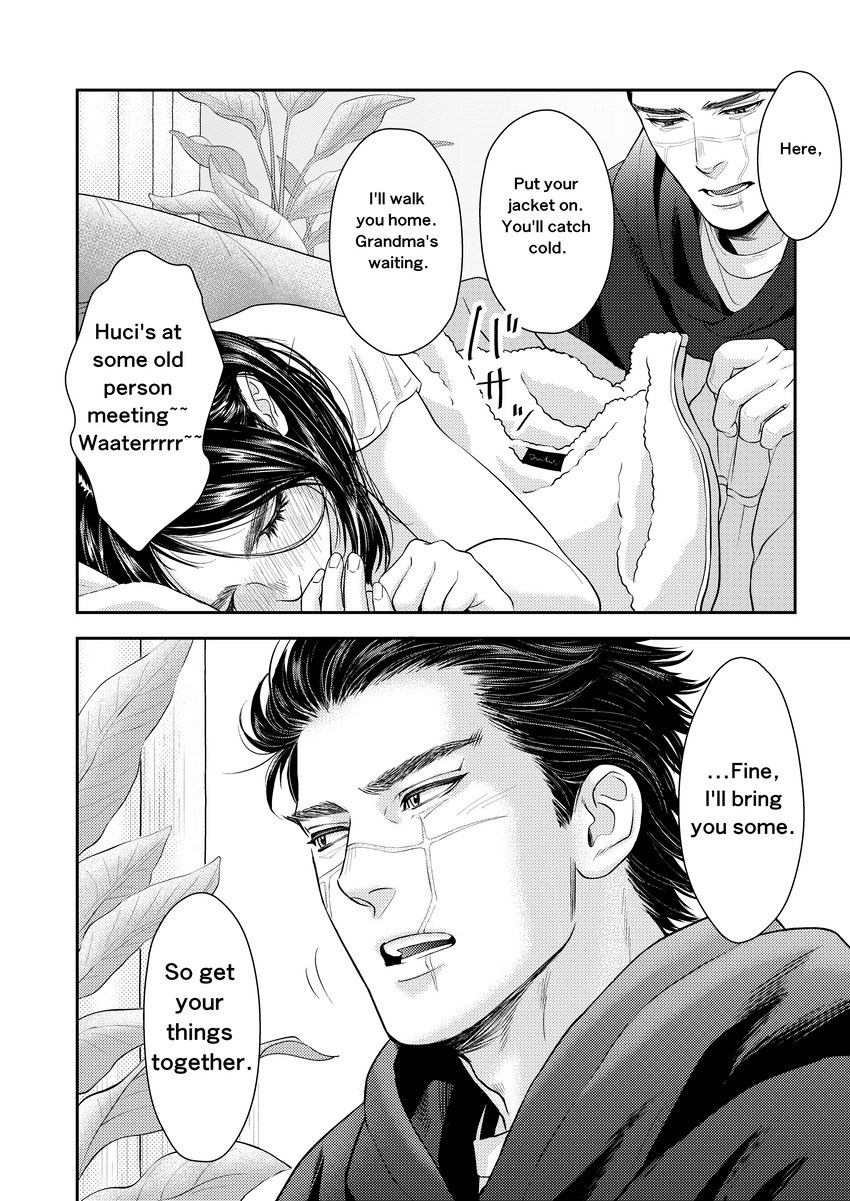 sugimoto saichi and asirpa (golden kamuy) drawn by mprichin