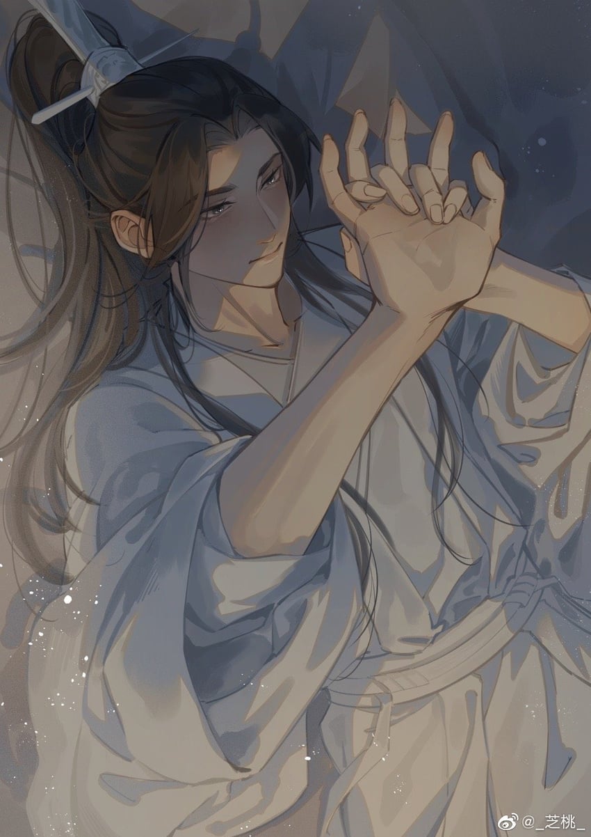 chu wanning (erha he tadebai mao shizun) drawn by huiii_0209