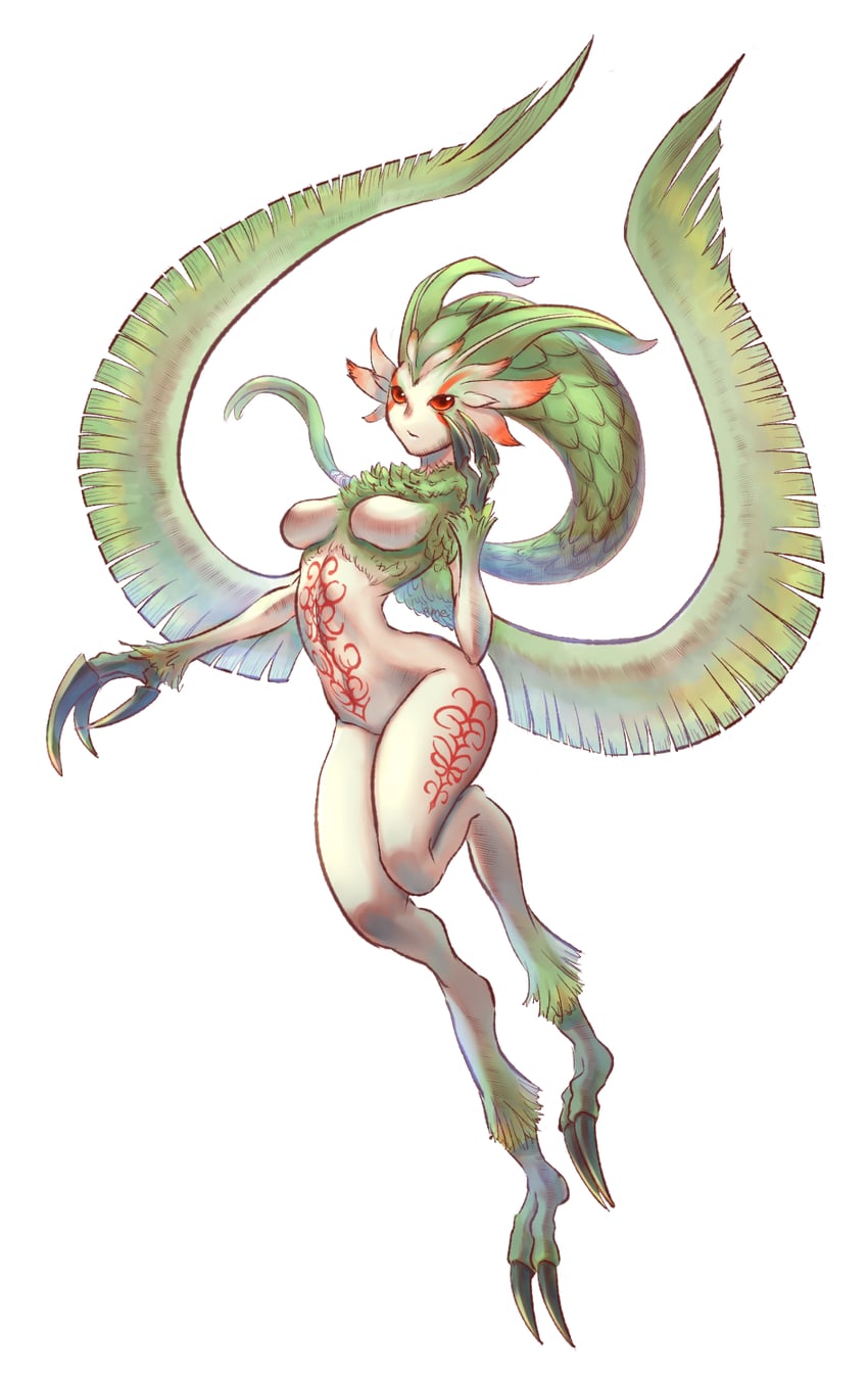 garuda (final fantasy and 1 more) drawn by cactus41747280
