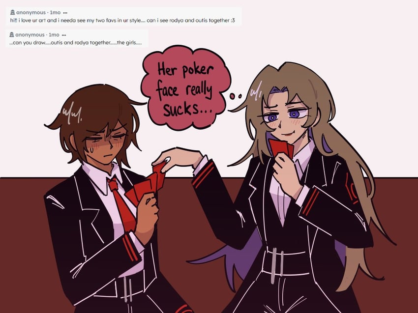 outis and rodion (project moon and 1 more) drawn by chayre5792