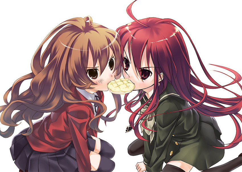 aisaka taiga, shana, alastor, and kugimiya rie (toradora! and 1 more) drawn by tomiwo