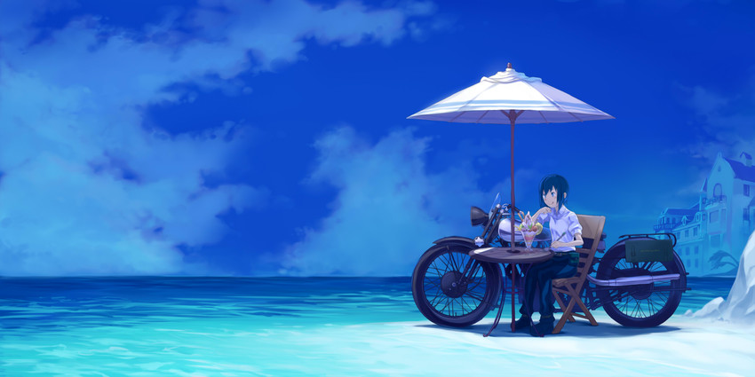 kino and hermes (kino no tabi) drawn by nyakkuru