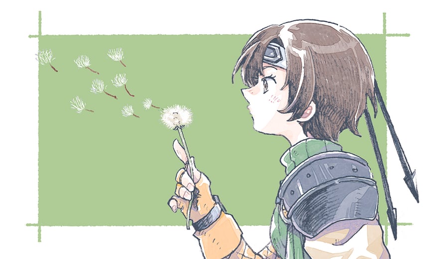 yuffie kisaragi (final fantasy and 1 more) drawn by michibata_65