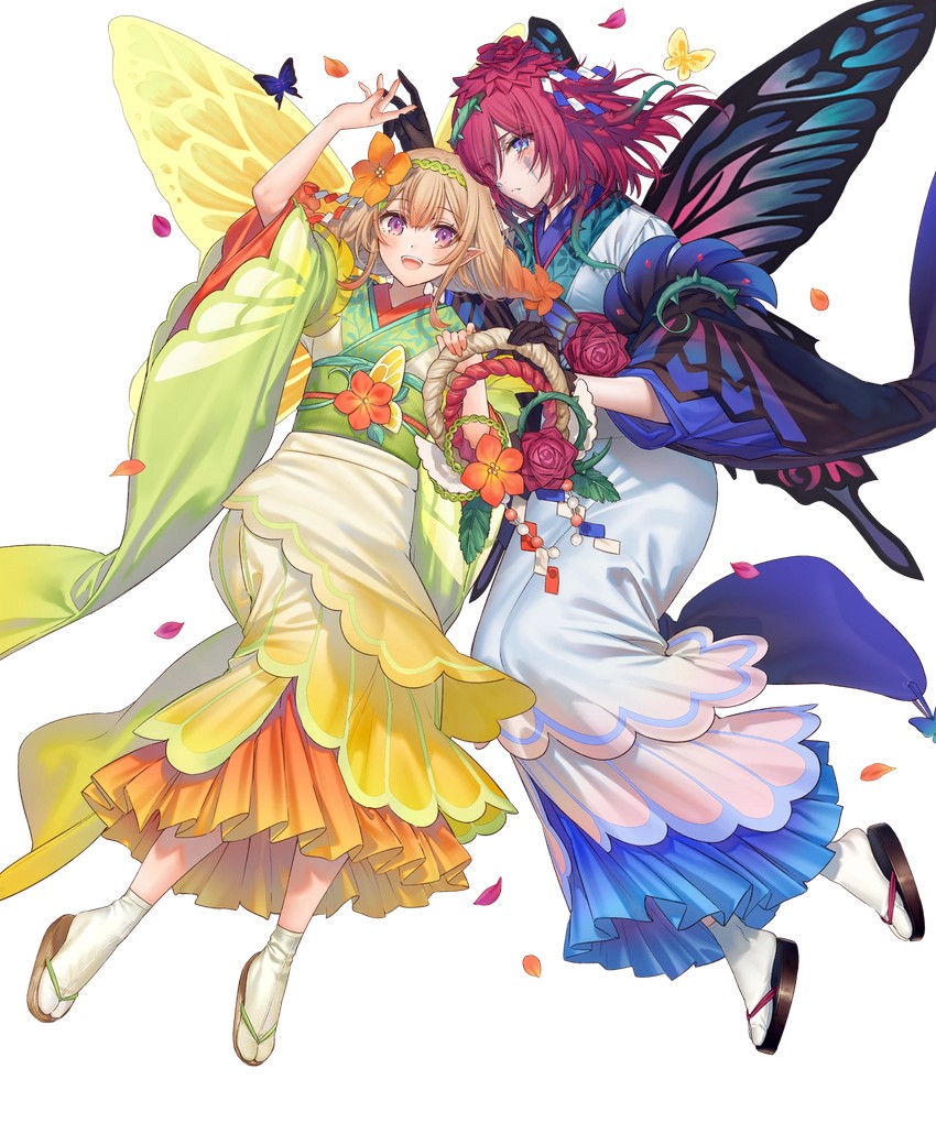 triandra and peony (fire emblem and 1 more) drawn by kippu