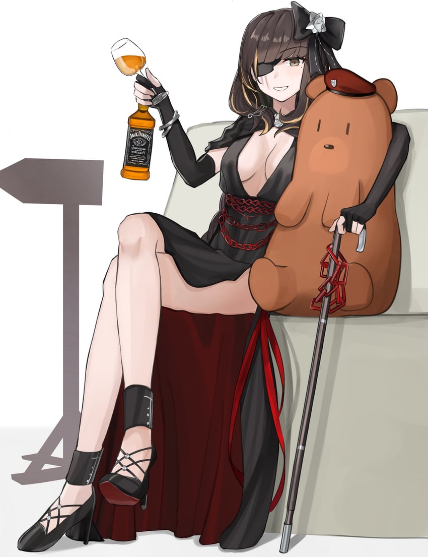 commander, m16a1, and non-human commander (girls' frontline) drawn by gamryous