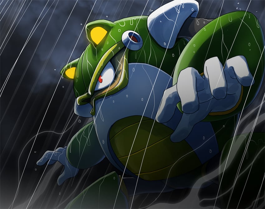 toad man (mega man and 1 more) drawn by imbisibol