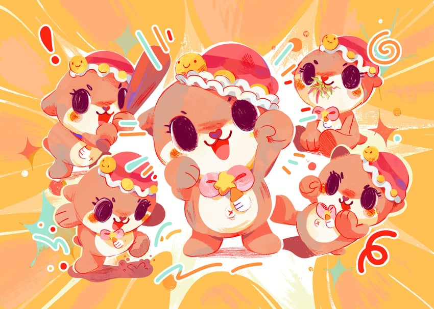 chiitan and kame-chan (yuru-chara) drawn by mathias_ball