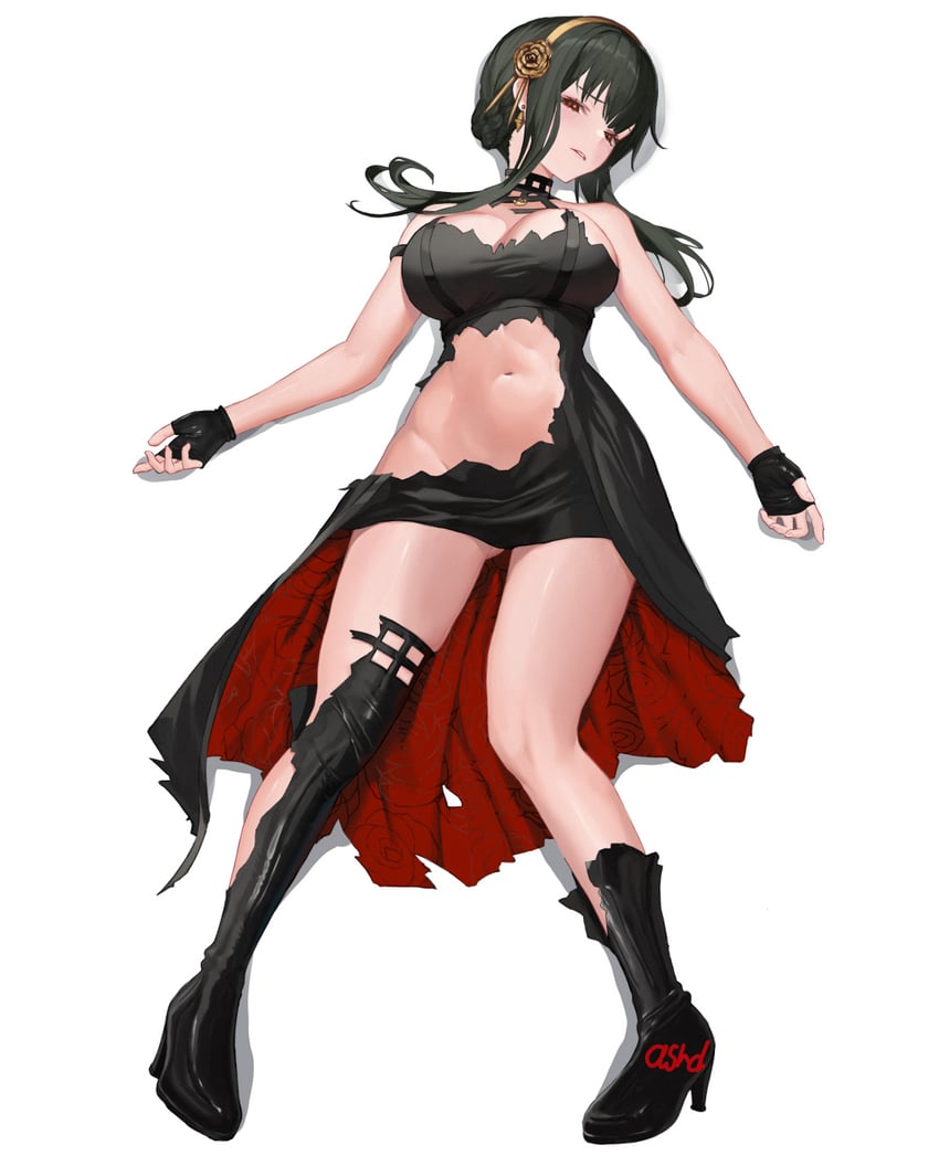 yor briar (spy x family) drawn by asurada_yui