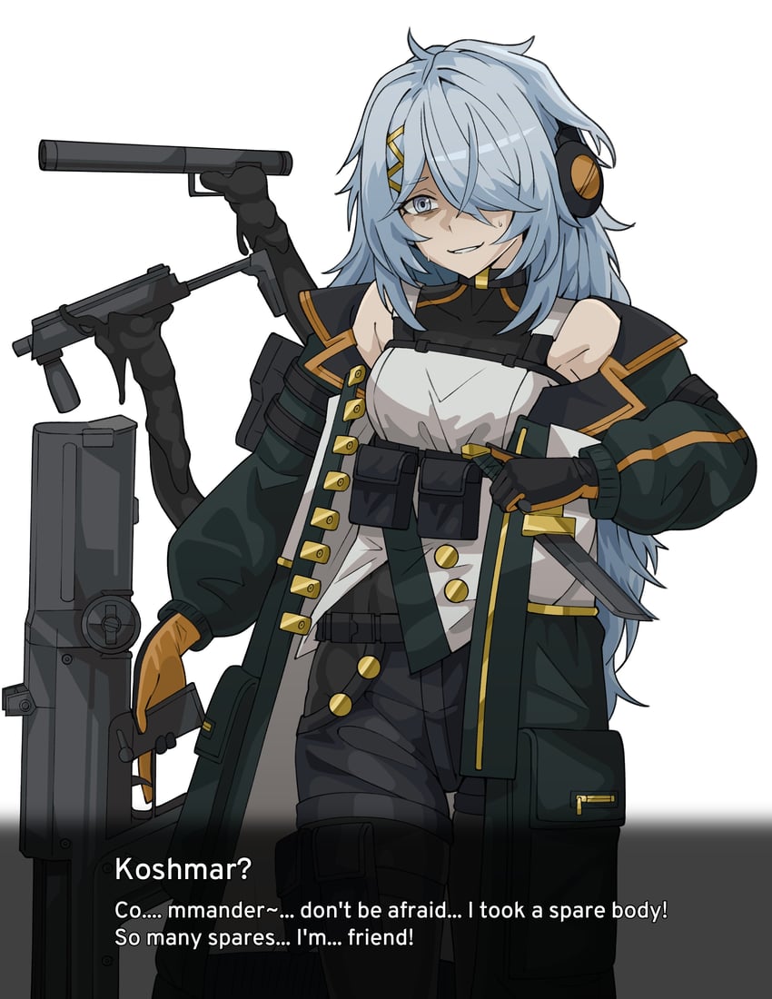 koshmar (girls' frontline and 1 more) drawn by velkavelkavelka