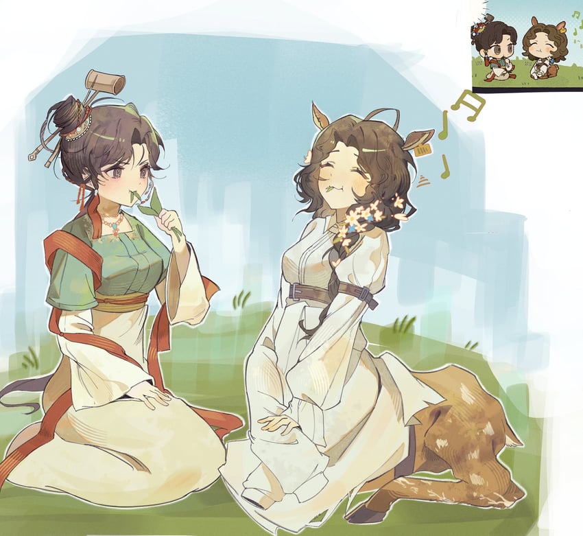 jessica and jiu niangzi (reverse:1999) drawn by popo_07274
