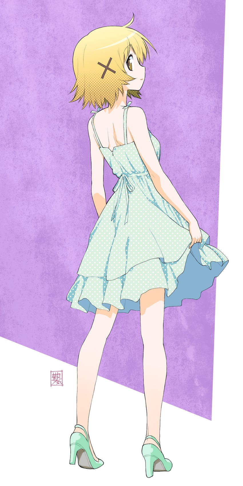 yuno (hidamari sketch) drawn by kikumaru_bunta